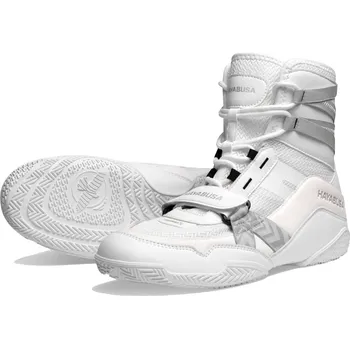 Boxerská obuv Boxerské boty Hayabusa Strike - bílé