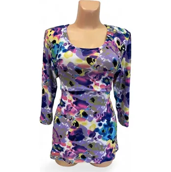 Dámská tunika Halenka BOPLA, Barva celopotištěná, Velikost XXXXL60, Materiál 96% Viskoza 4% Lycra