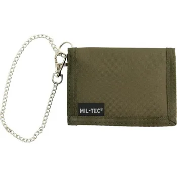 turistický batoh MIL-TEC Peněženka s bezpečnostním řetízkem ZELENÁ