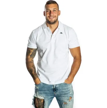 Pánské tričko Robe di Kappa AARAU polo 001-bílá 2XL