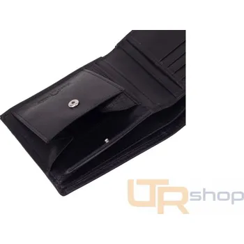 Peněženka 1042 pánská kožená peněženka Segali - Black