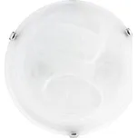 Nova Luce Stropní svítidlo GIORNO bílá;opálové sklo chromovaný kov E27 1x12W