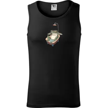 Žába ve vaně - Tílko pánské Core - S ( Černá )