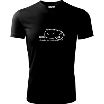 Dneska to nedávám - Dětské triko sportovní (dresovina) - 158 cm/12 let ( Černá )