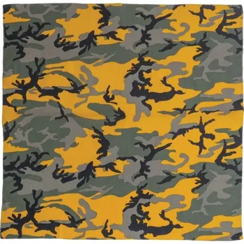 Šátek ROTHCO Šátek 68 x 68 cm JUMBO URBAN CAMO YELLOW