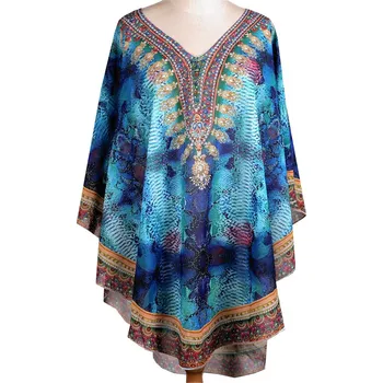 Dámské pončo Stoklasa Pončo na plavky 9 modré uni