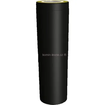 Komín Nerezová izolovaná roura černá 150/500/50/0,6mm