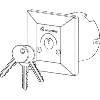 Pohon brány Aluprof PKL-IMPpt klíčový spínač pod omítku