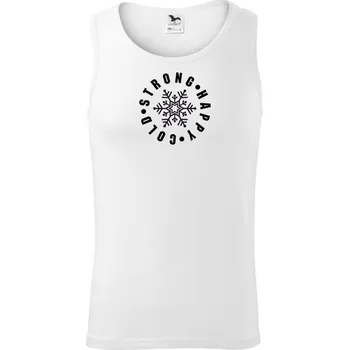 Pánské termoprádlo Cold strong happy - Tílko pánské Core - XL ( Bílá )