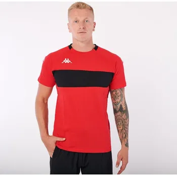 Pánské tričko KAPPA4SOCCER DIAGO triko červená/černá 2XL