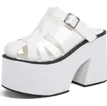 Mule se zavřenou špičkou Barva: Bílá, Velikost: 38