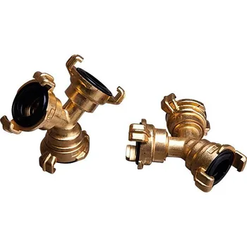 Zavlažování Bajonetová rozdvojka Y-kus, pro hadice 19 mm (3/4"), mosaz&nbsp;16012
