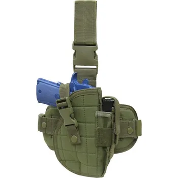Příslušenství pro sportovní střelbu CONDOR OUTDOOR Pouzdro pistolové stehenní LEG HOLSTER ZELENÉ