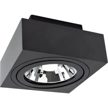 Černé stropní svítidlo MIRORA