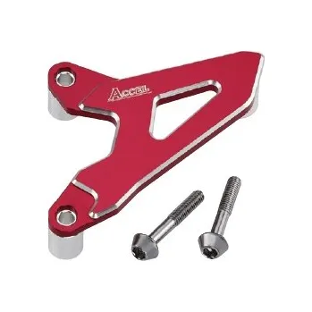 Řetězová sada pro motocykl ACCEL kryt ozubeného kola přední HONDA CRF 450R 05-07, CRF 450X 05-12 barva červená (ACCEL kryt ozubeného kola přední HONDA CRF 450R 05-07, CRF 450X 05-12 barva červená)