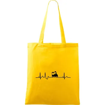 Ekg lokomotiva - Taška bavlněná - 42 x 38 cm ( Žlutá )