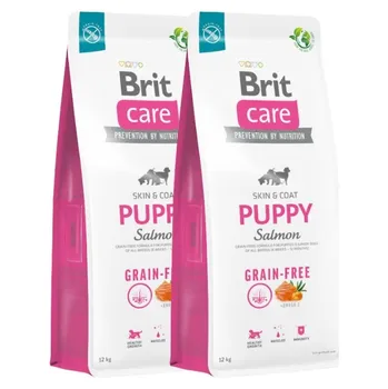 Brit Care Grain Free Puppy Skin and Coat Salmon, 2x 12 kg