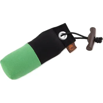 tréninková pomůcka pro psa Firedog Pocket dummy marking 150 g černý / světlezelený