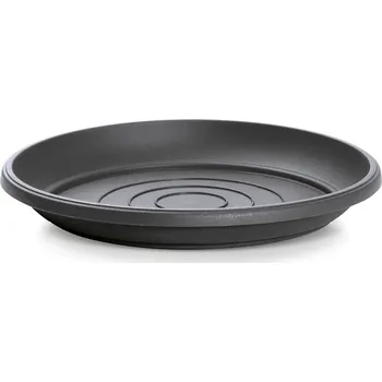 Květináč Prosperplast Miska TERRA kulatá 17 cm - barva: antracit