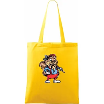 Drsný dřevorubec - Taška bavlněná - 42 x 38 cm ( Žlutá )