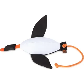 tréninková pomůcka pro psa Firedog Dummy Kachna marking velký 600 g bílý / černý