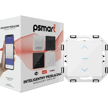 vypínač Ovladač rolet PSMART bílé sklo RM ZigBee TUYA