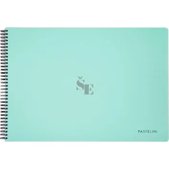 Skicák A3 spirálový 40listů Pastelová zelená 6-96924