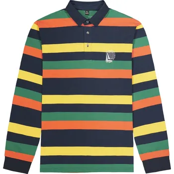 Pánské tričko PICTURE M Vendey Polo L/S, Dark Blue velikost: L