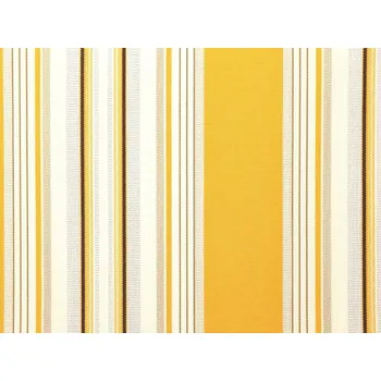 Mirtex Tkanina TENDA SOLE TAORMINA 220/255 Žluto-šedé pruhy šíře 200cm
