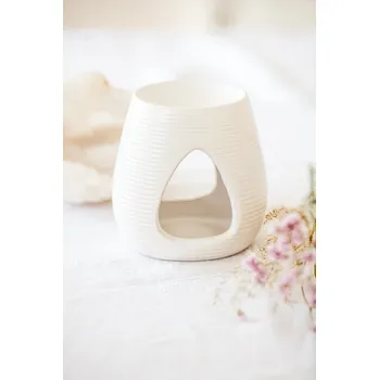 Aroma lampa YogaDay Jednoduchá keramická aroma lampa bílá