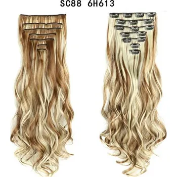 Paruka Syntetický ombre příčesek | 55 cm - SC88-6H613