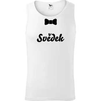 Pánské termoprádlo Rozlučka motýlek - svědek - Tílko pánské Core - M ( Bílá )