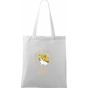 Znamení ženy - Ryby CZ (Pecka design) - Taška bavlněná - 42 x 38 cm ( Bílá )
