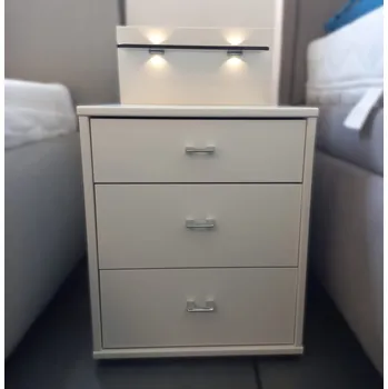 Noční stolek Wiemann Vigo noční stolek 151-714 + panel + LED osvětlení - výprodej z expozice