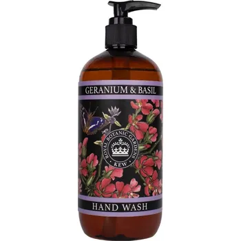 Mýdlo English Soap Company Geranium & Bazalka Tekuté mýdlo na ruce, 500 ml