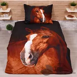 3D povlečení 140x200+70x90 Kůň