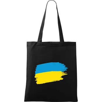 Ukrajinské tričko - Taška bavlněná - 42 x 38 cm ( Černá )