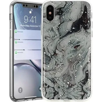 Pouzdro na mobilní telefon Pouzdro Marble TPU Samsung Galaxy A31 Černé