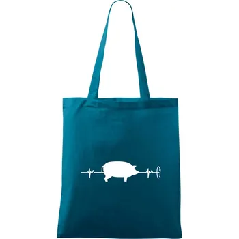 EKG gril - Taška bavlněná - 42 x 38 cm ( Petrolejová )