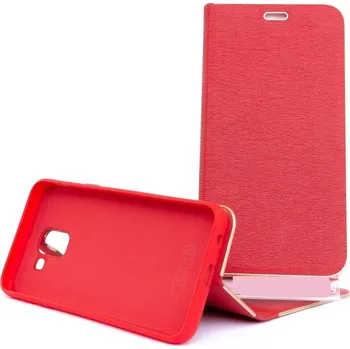 Pouzdro na mobilní telefon Pouzdro Vennus Book Samsung J6 2018 J600 Červené