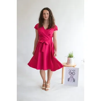 Dámské šaty Šaty Roxana Marconi barva: fuchsie, velikost: 38