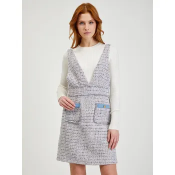 Dámské šaty Světle šedé dámské tvídové šaty ORSAY - Dámské Orsay šedá 2067182