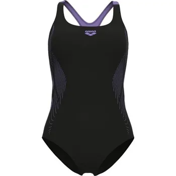 Pánské plavky ARENA Swimsuit Ladies Graphic Black Lavende One velikost: D 44 - EU