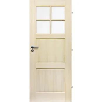 Interiérové dveře Interiérové dveře z masivu TURYN 4S borovice 90P