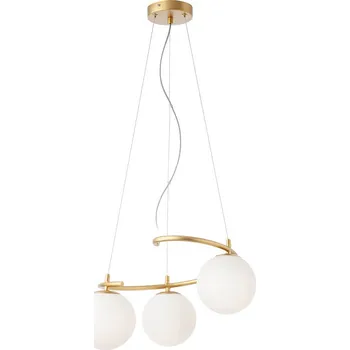 Světla a lustry REDO GROUP Zlatý lustr do obýváku Redo 01-2715 VOLLEY