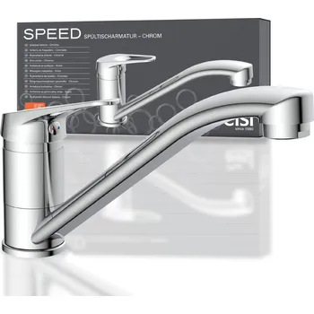 Vodovodní baterie eisl kuchyňská baterie SPEED, 360° otočná kuchyňská baterie, kuchyňská baterie, chrom | NI182SCR
