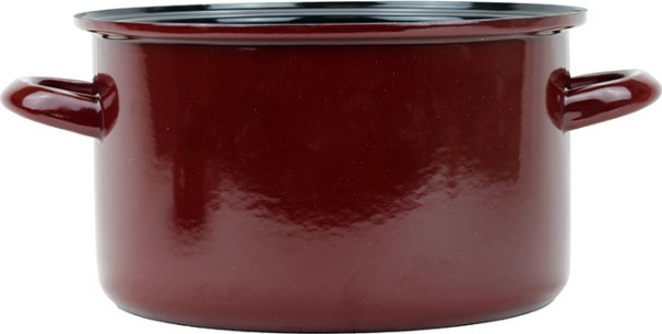 BELIS Smaltovaný hrnec ø 20 cm - 3.6 l - STANDARD BORDO