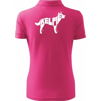 Australská kelpie - Polokošile dámská Pique Polo - S ( Purpurová )