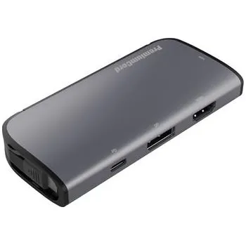 Kabel do PC PremiumCord USB-C na HDMI1.4 + VGA + DP1.2 + PD3.0 , MST video adaptér