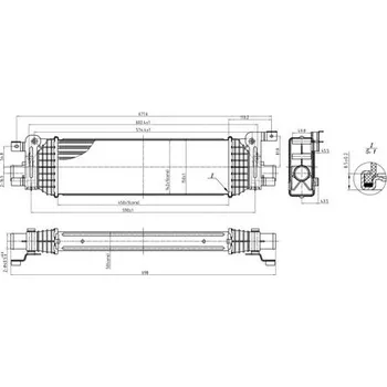 Chladič motoru Chladič turba HART 612 531